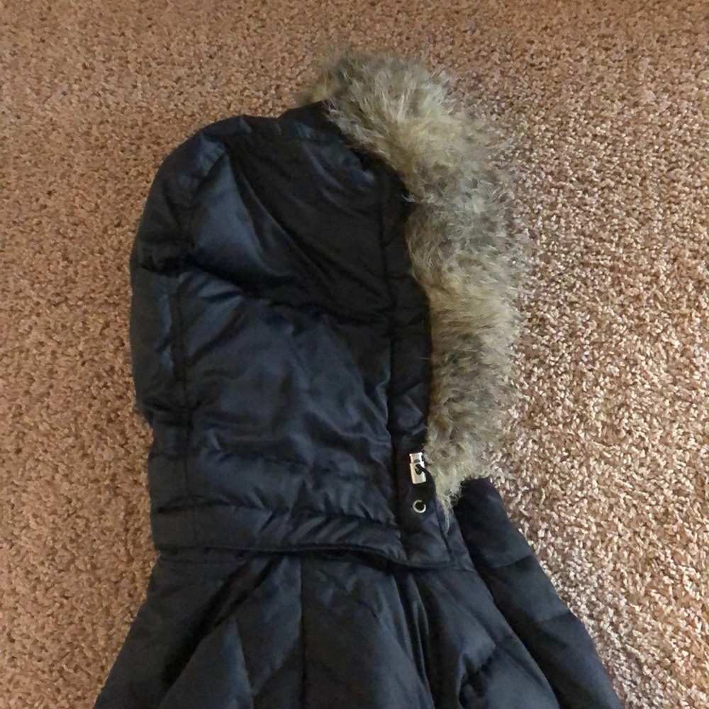Long down winter coat